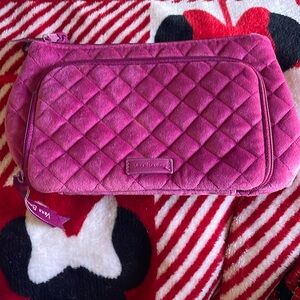 Vera Bradley Quilted Pink Cosmetic Bag